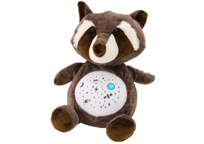 Plush Sleepy Raccoon