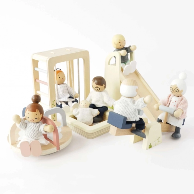 Outdoor Dollhouse Playground Set