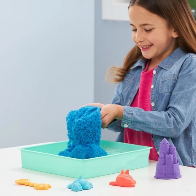 Kinetic Sand Sandbox Set Blue