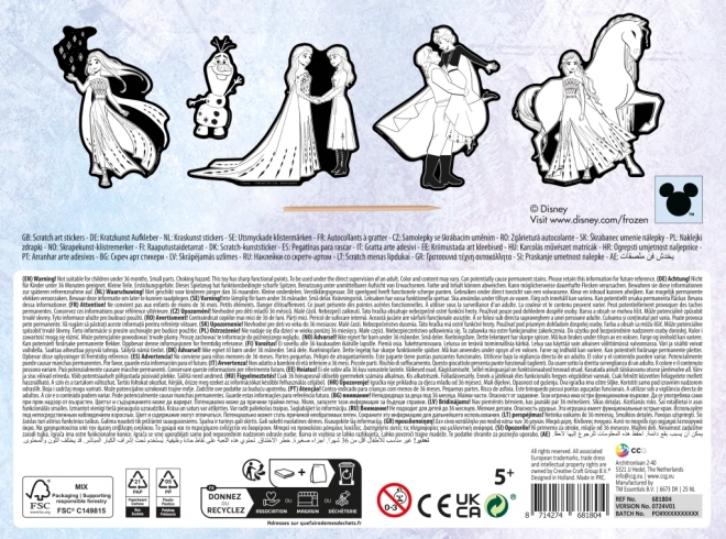 Scratch Stickers Frozen Kingdom