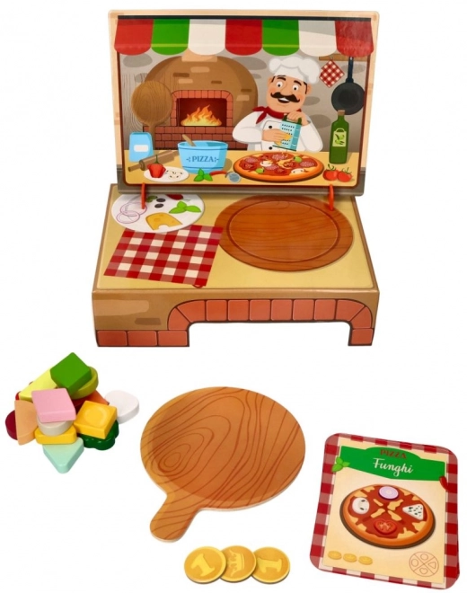 Wooden Pizzeria Set