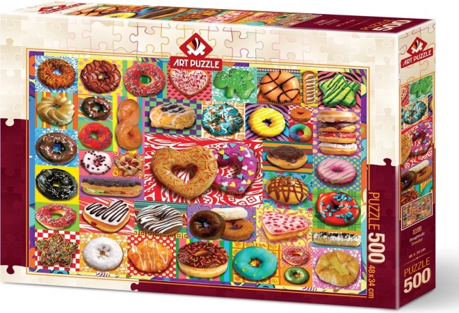 Colorful Donuts Puzzle 500 Pieces