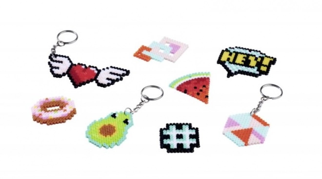 Mini Ironing Beads Keychain Set