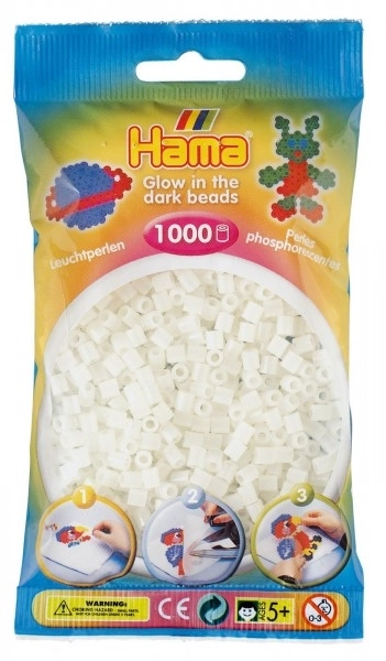 Hama Midi Glow in the Dark Ironing Beads