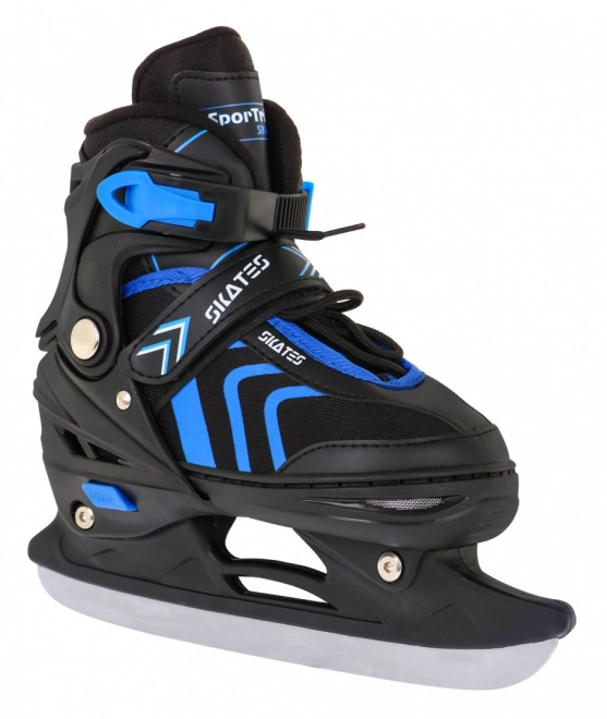 4-in-1 Skates Rollerblades Ice Skates for Kids Size 34-38 Blue