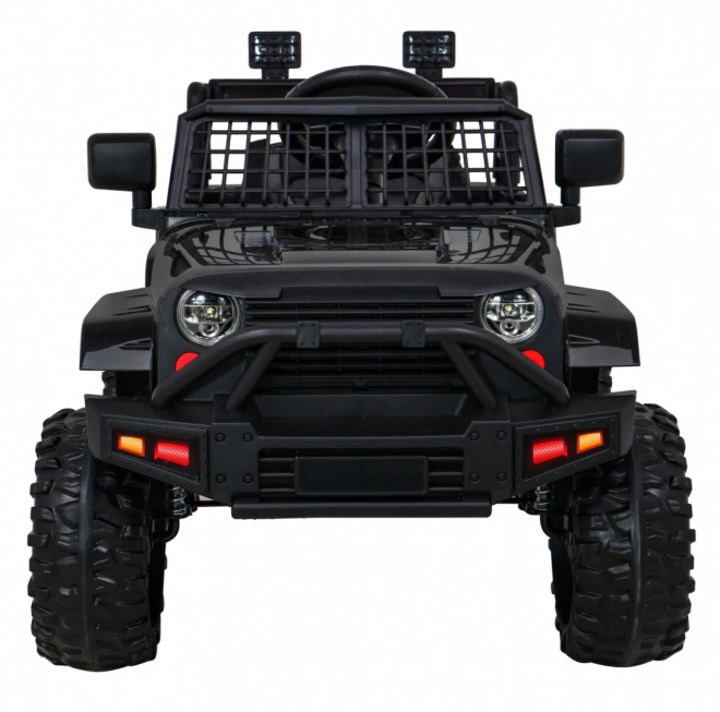 Autíčko Jeep Dark Night na akumulátor pre deti Čierne – Čierne