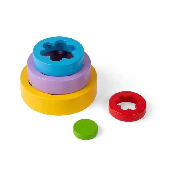 Bigjigs Toys rakós virágtorony