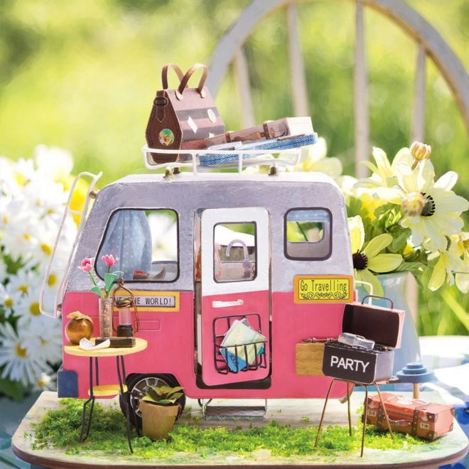 Robotic Miniature Dollhouse Party Caravan