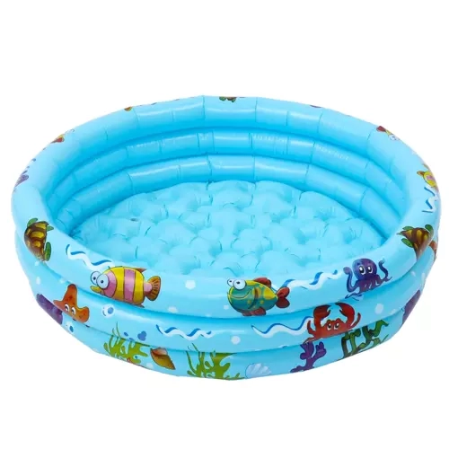 Inflatable Children's Pool with Soft Bottom