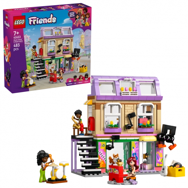 LEGO Friends Musikgeschäft und Wohnung