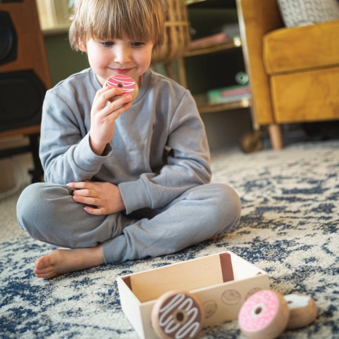 Wooden Donut Box by Bigjigs Toys