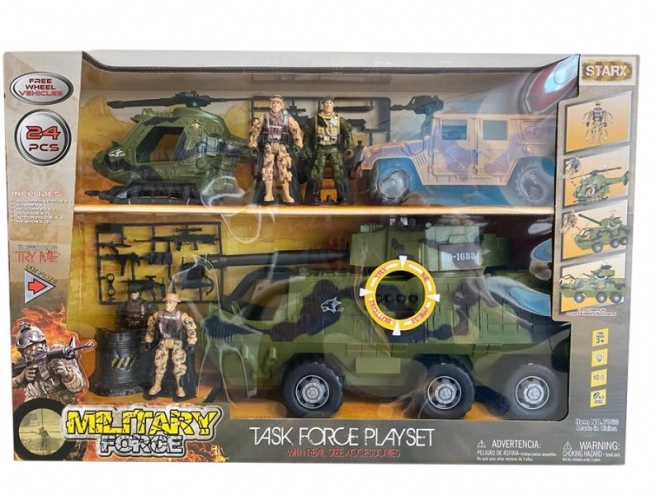 Starx großes Militärfahrzeug-Set mit Sound