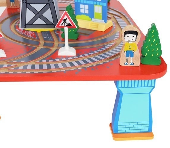 Wooden Battery Operated Train Set