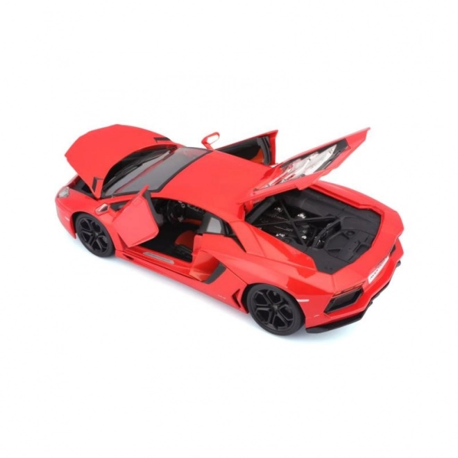 Bburago Lamborghini Aventador LP700-4 Diecast Model in Metallic Orange