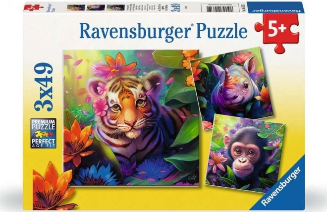 Ravensburger Jungle Baby Animals Puzzle Set