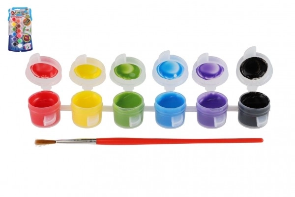 Textile Paint Set with Brush