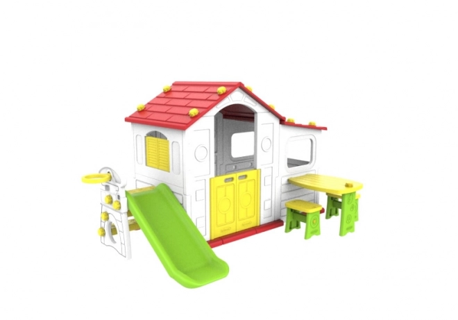 Large House with Vestibule 4-in-1 Red Roof