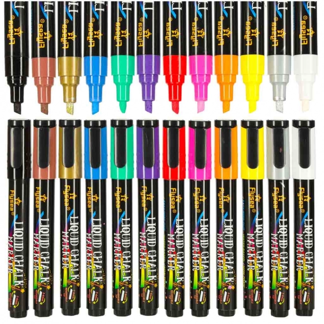 Chalk Markers for Windows and Boards 12 Pack