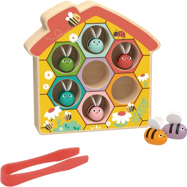 Wooden Bee Hive Game for Kids