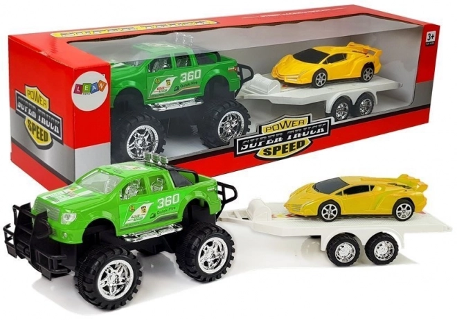 Friction Powered Off-Road and Sports Car Set