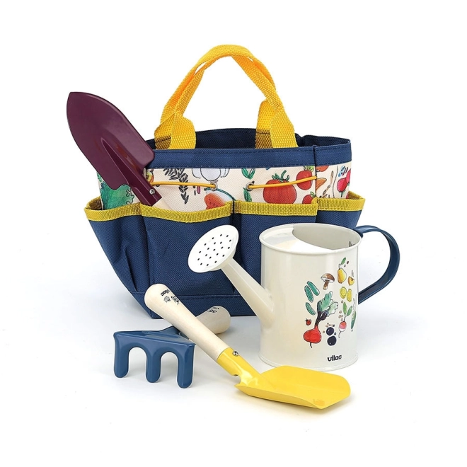 Set da giardino con attrezzi e annaffiatoio per bambini Vilac