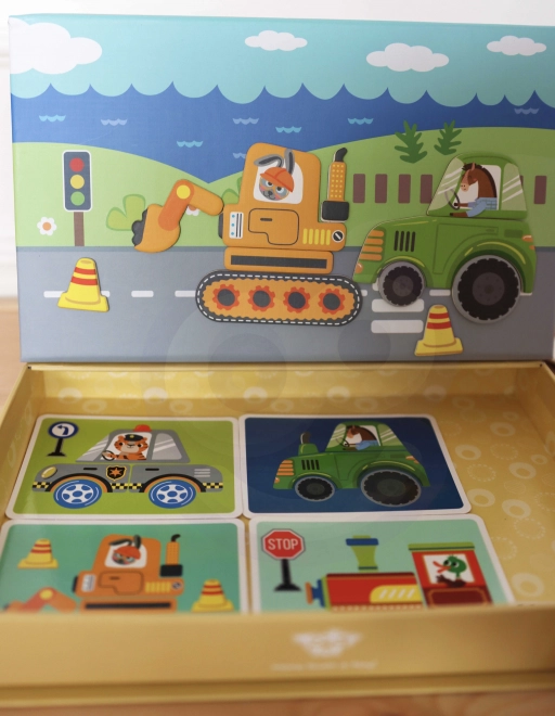 Armoire Montessori Magnétique Tooky Toy avec 80 Pièces