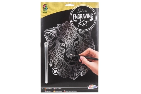 Scratch Art Picture - Lion