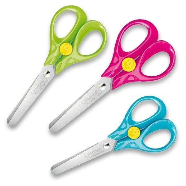 Maped Safety Scissors with Rounded Tips 13cm for Right-Handed