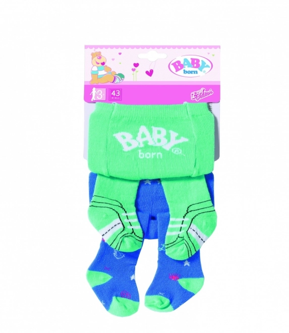 Tights for Baby Born Dolls 2-Pack