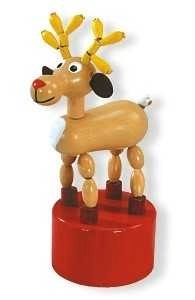 Funny Dancing Reindeer Figurine