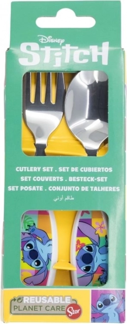 Children's Cutlery Set with Stitch