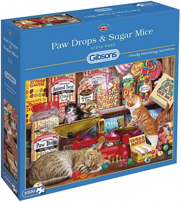 Gibsons Puzzle Candy Paws and Sugar Mice 1000 Pieces
