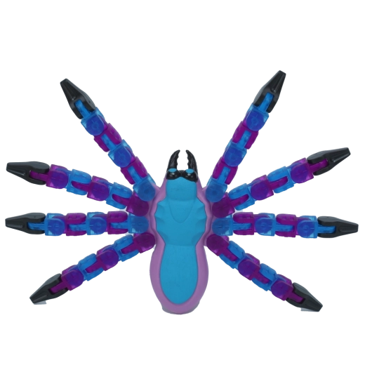Flexible spider with clicking joints