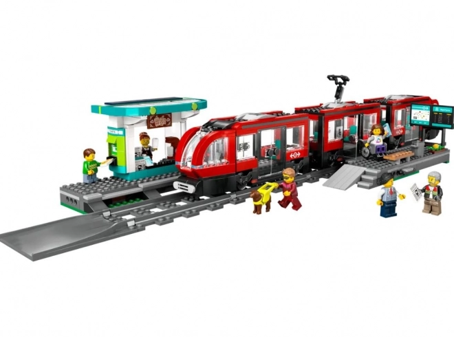 Lego City Tram with Station Set