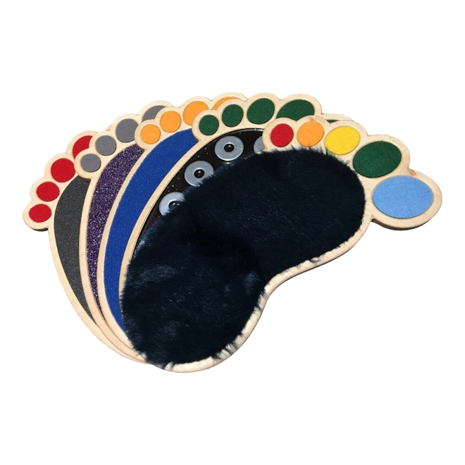 Varied surfaces for tactile stimulation