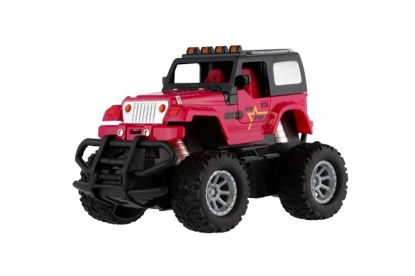 Remote Control Off-Road Car with Light - Pink