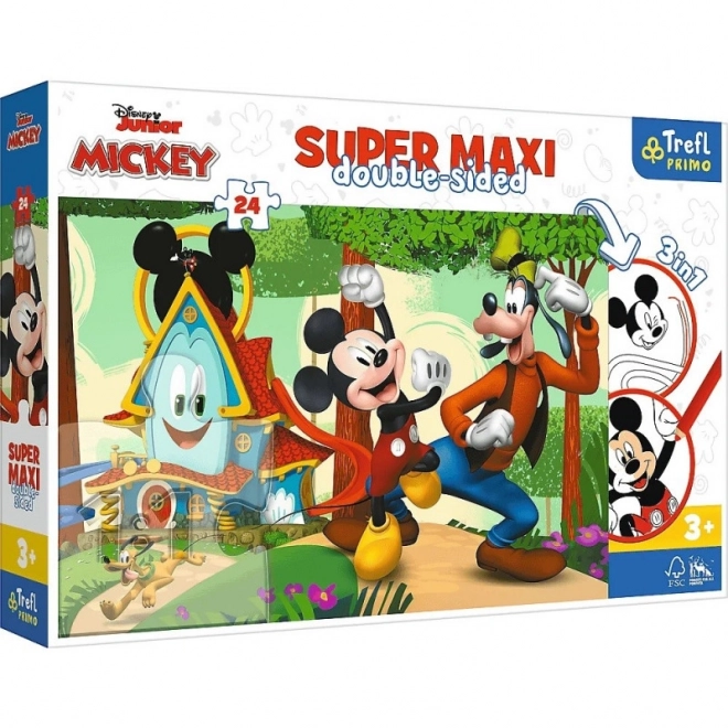 Double-sided puzzle Mickey Mouse Clubhouse Super Maxi