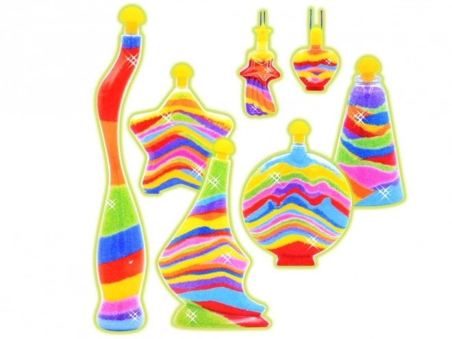 Creative Sand Art Bottle Pendant Set