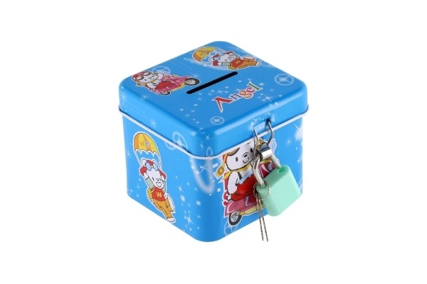 Metal Money Box with Lock