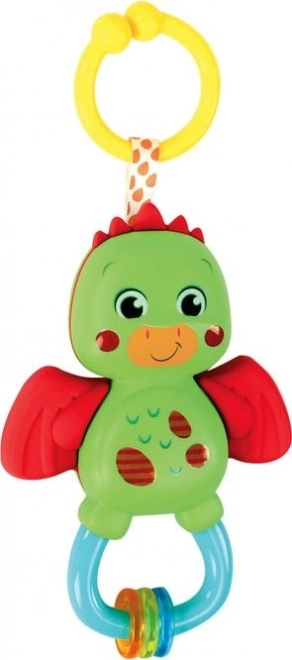 Clementoni Baby Rattle Little Dragon 2-in-1