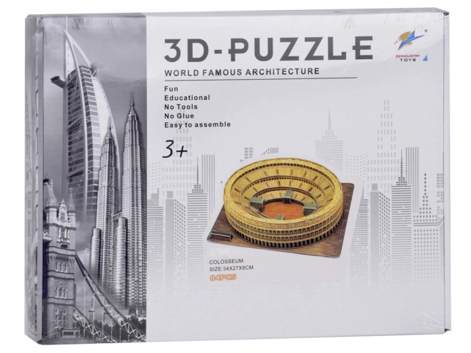 3D Roman Colosseum Puzzle