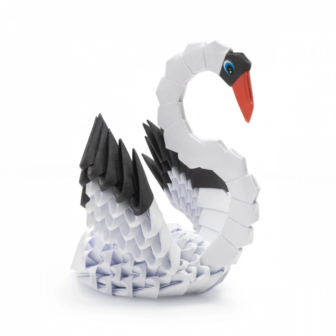 Creative 3D Origami Swan