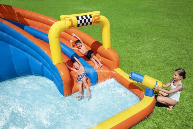 Water Amusement Park BESTWAY for Kids 5+ Slide + Basketball Hoop + Tunnel + Shower