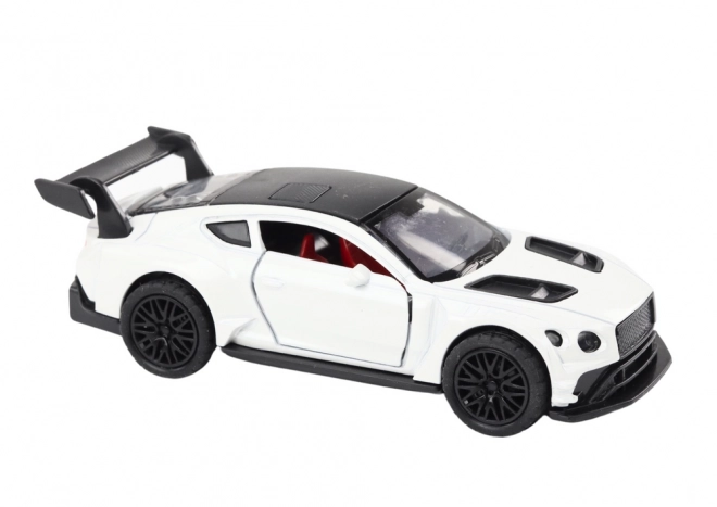 Pearl White Friction Sport Car 1:32 Scale