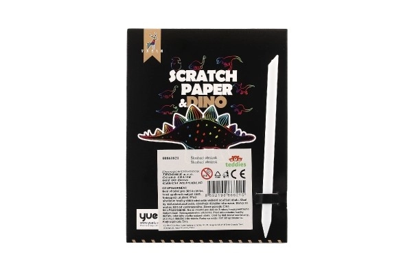 Rainbow Dinosaur Scratch Art Set