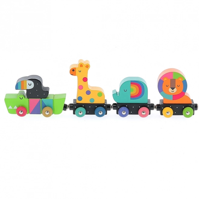 Colorful Animal Train by Andy Westface