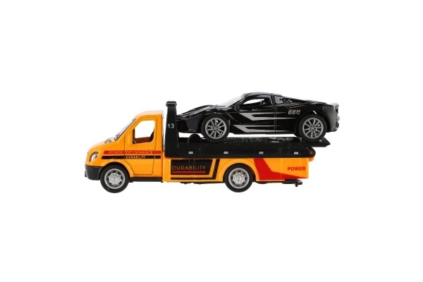 Tow Truck with Pull-Back Car