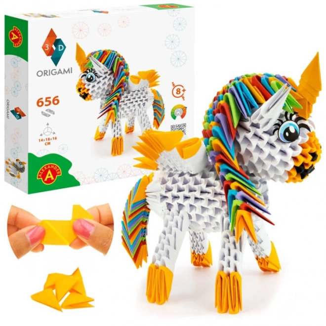 3D Origami Unicorn