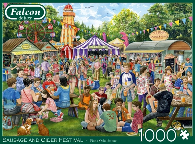 Falcon Puzzle Sausage and Cider Celebration 1000 Pieces