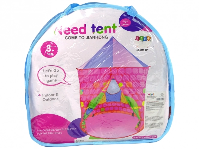 Princess Castle Tent for Kids Pink Garden